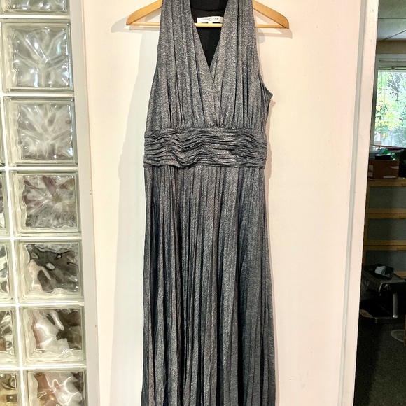 Vintage dark silver formal gown - Picture 1 of 5